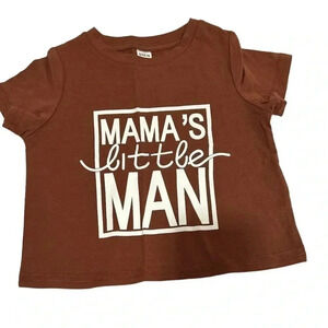 Mamas little man tshirt